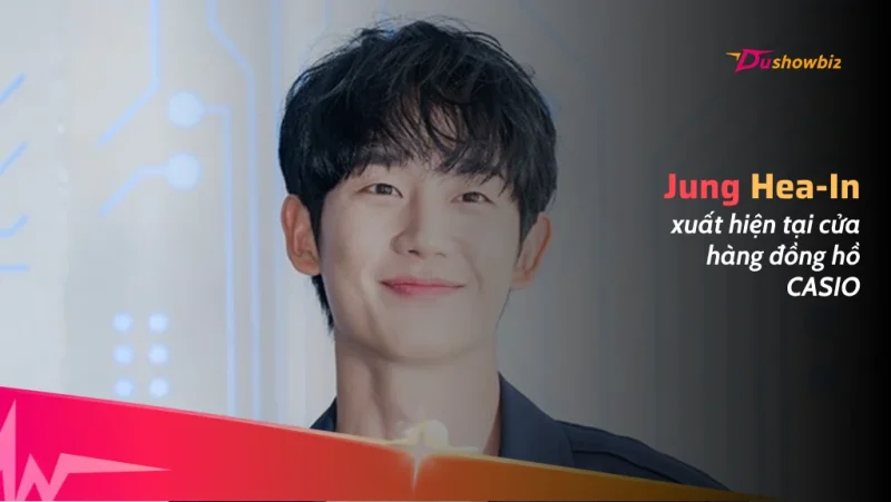 Jung Hae In xuất hiện tại sự kiện kỷ niệm 1 năm cửa hàng CASIO ở Apgujeong