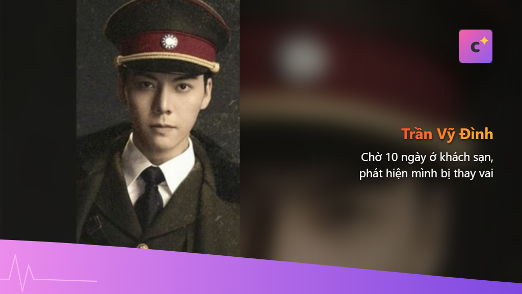 Trần Vỹ Đình trong vai Trương Khải Sơn