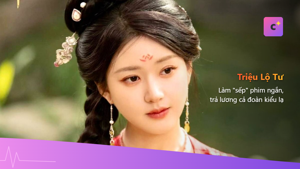 Triệu Lộ Tư trong tạo hình cổ trang